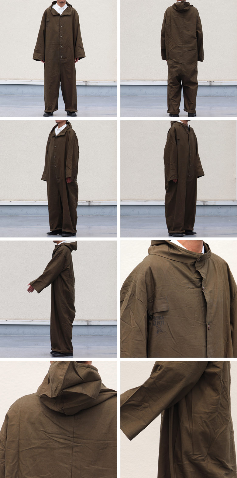 DeadStock / CZECH ARMY 70's HOOD COVERALLS (チェコ軍 70年代フード