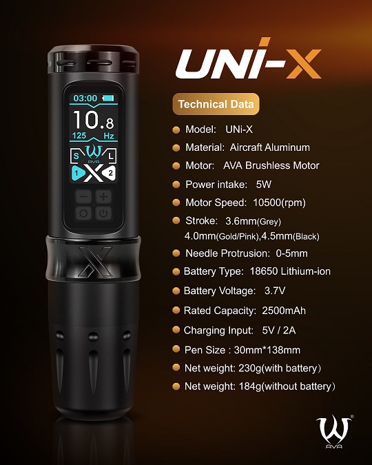 UNI-X Wireless Pen [UX001] - $280.00 : AVA TATTOO MACHINE, The Art
