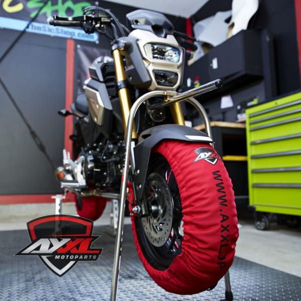 サーキットには必須 AXXL 12インチ 各色 タイヤウォーマー｜AxxL