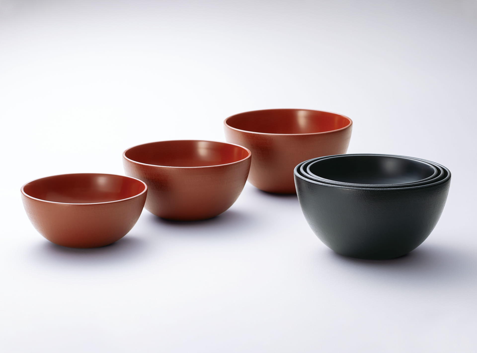 赤木明登氏作 漆器 日の丸勝手盆 直径38センチ 大型 銀座・和光に塗師