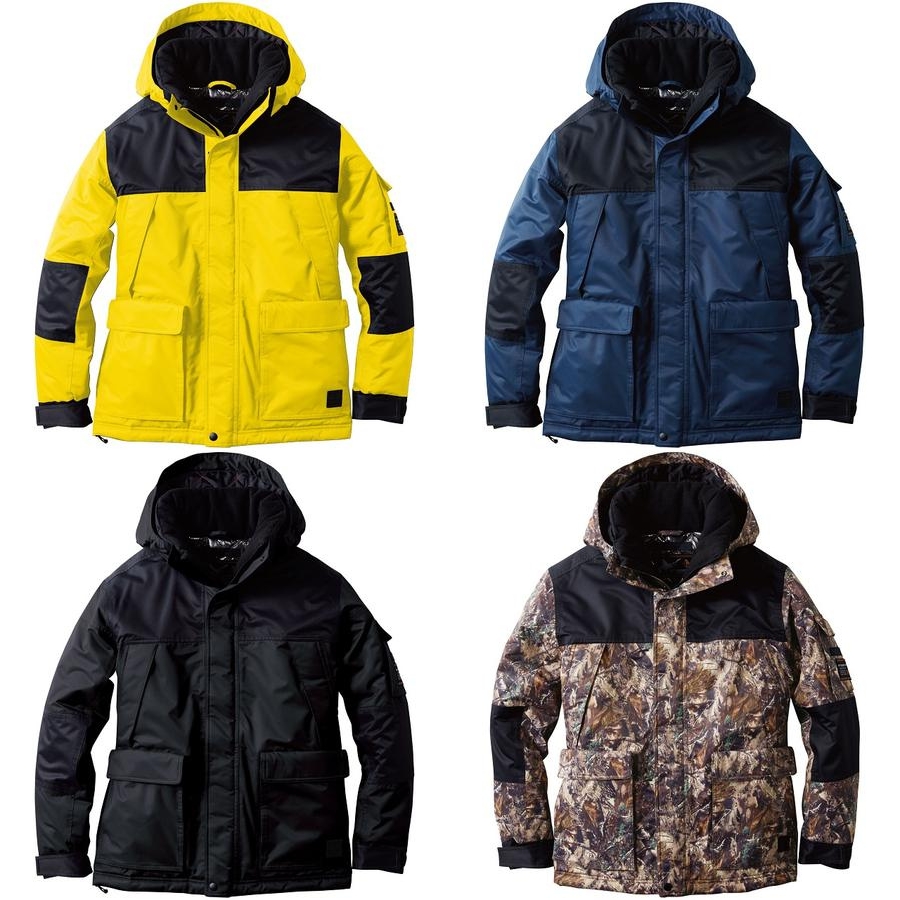 防寒着 7114-00桑和｜防水透湿で動ける高機能ジャケット｜機能綿×ハイ