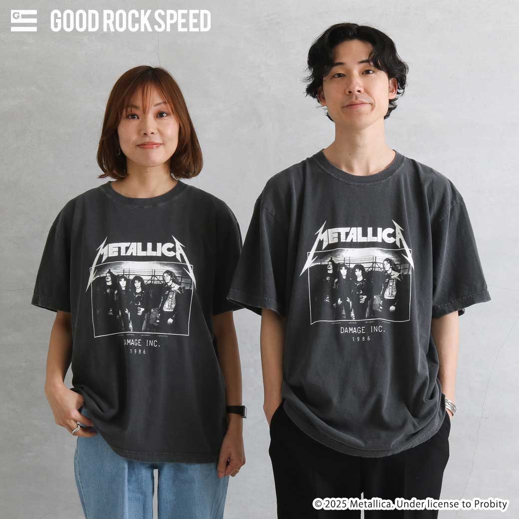 GOOD ROCK SPEED グッドロックスピード METALLICA PIGMENT PHOTO T