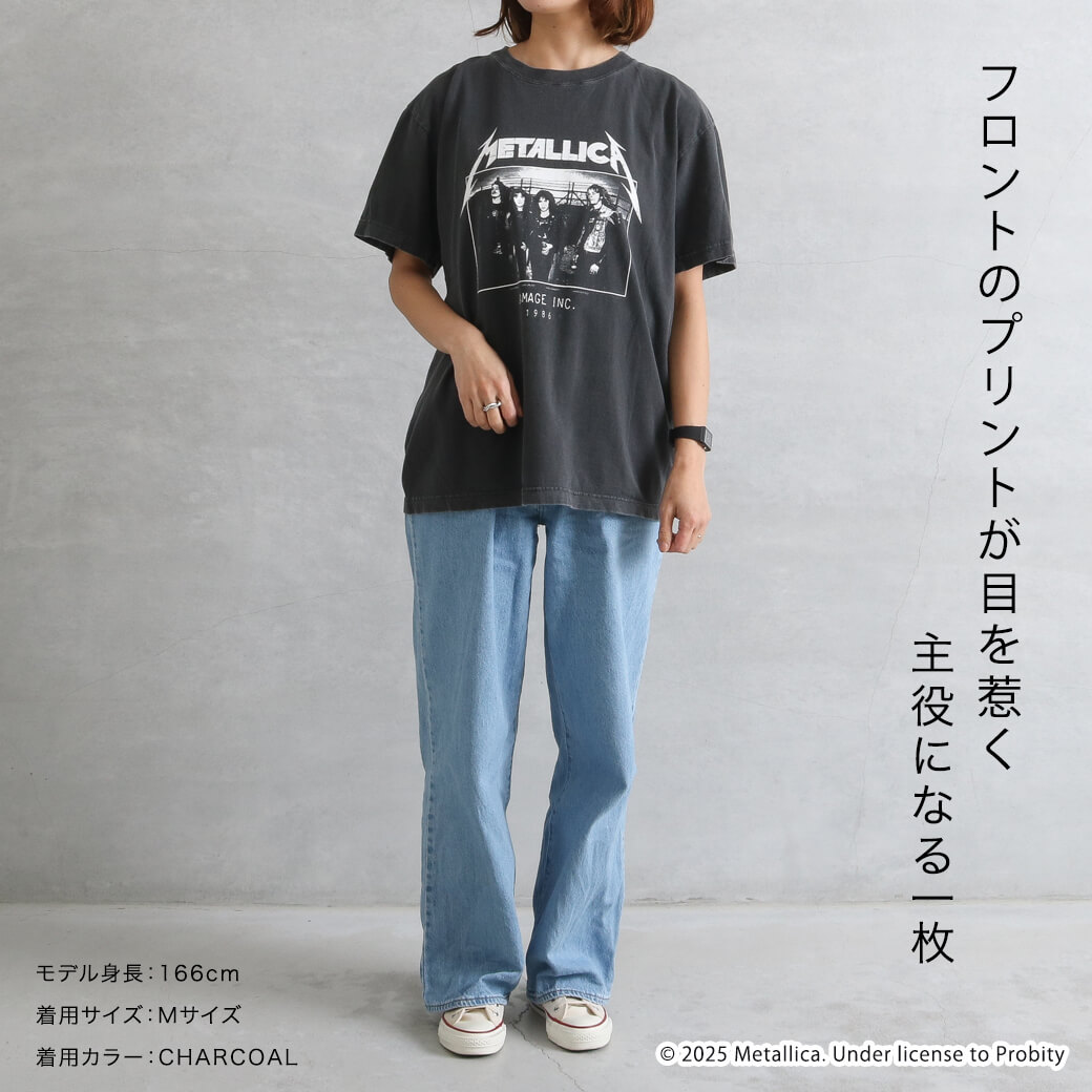 GOOD ROCK SPEED グッドロックスピード METALLICA PIGMENT PHOTO T