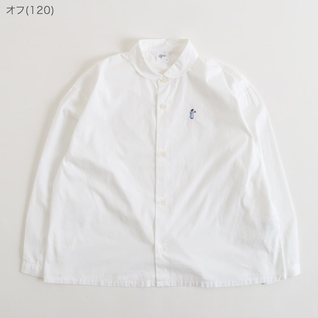 grin グリン ブロード小鳥刺繍シャツ｜BORN FREE ONLINE SHOP