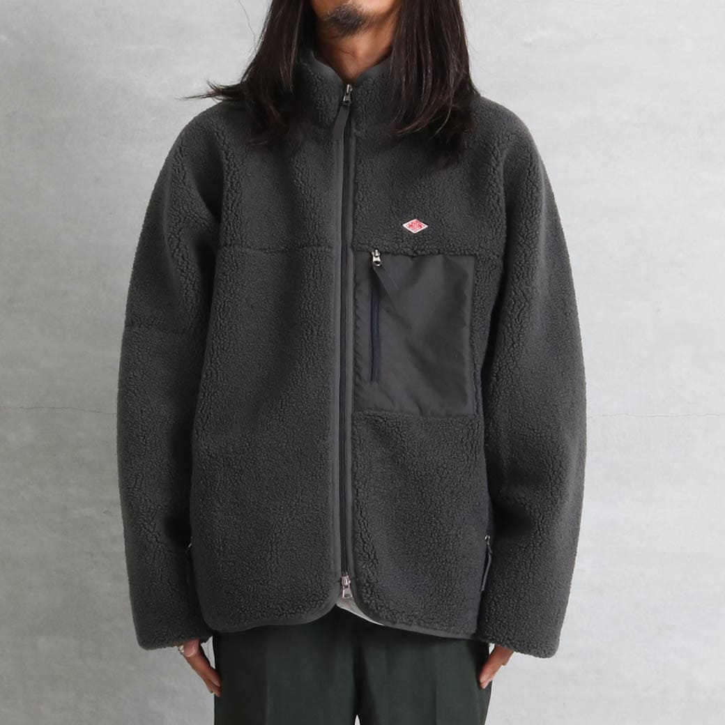 DANTON ダントン インサレーション スタンドカラー ボアジャケット