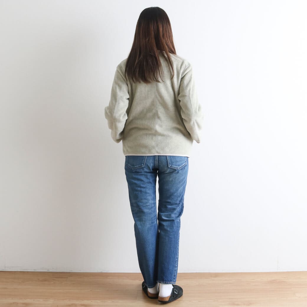 DANTON ダントン ノーカラーフリースカーディガン｜BORN FREE ONLINE SHOP