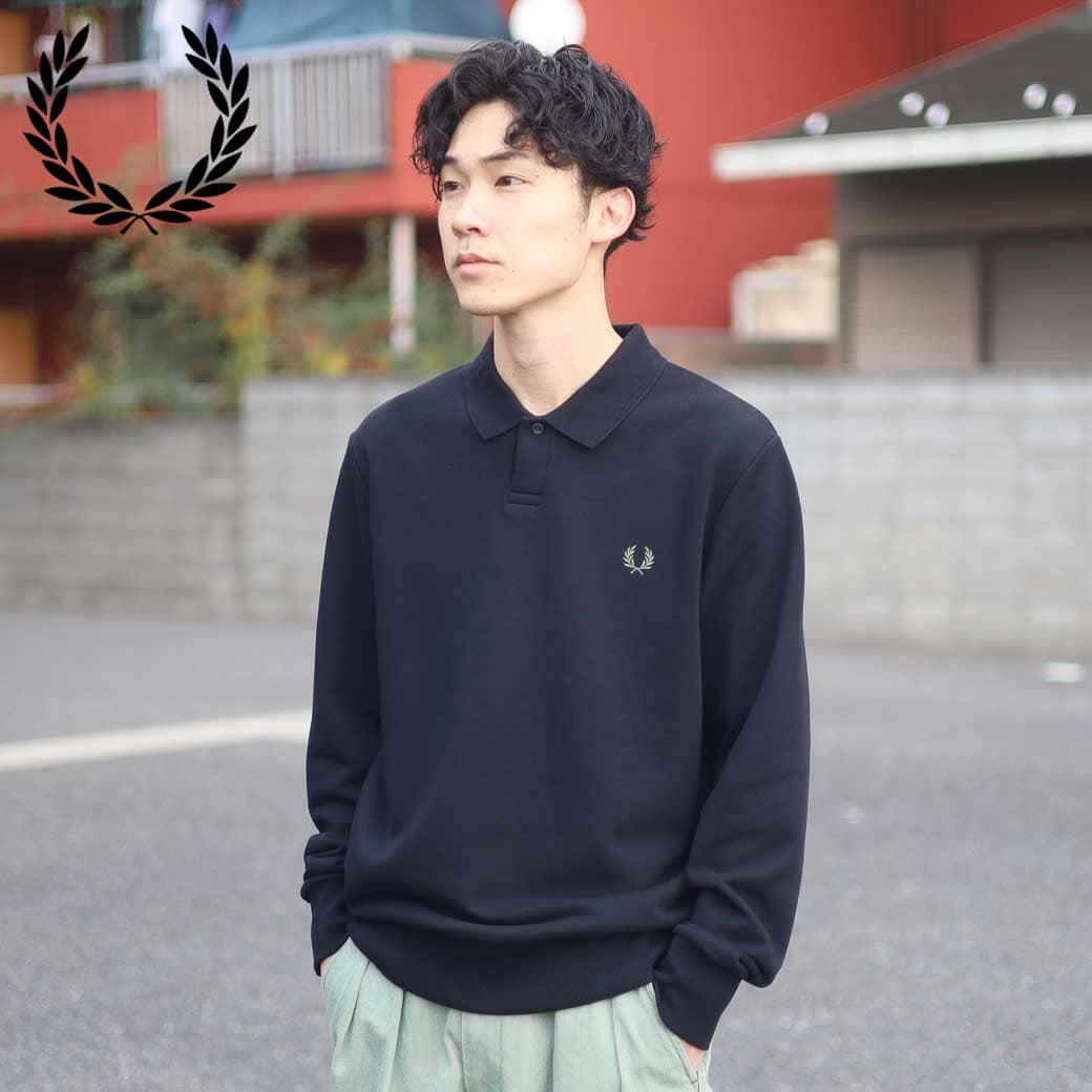 FRED PERRY フレッドペリー COLLARED SWEATSHIRT｜BORN FREE ONLINE SHOP
