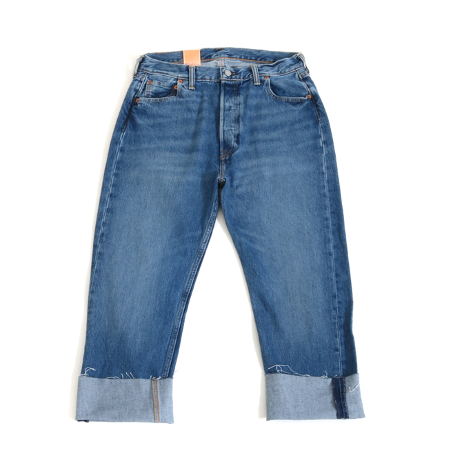Levi's（リーバイス） 501 カスタムプリーツ カットオフ BUNKERINDIGO