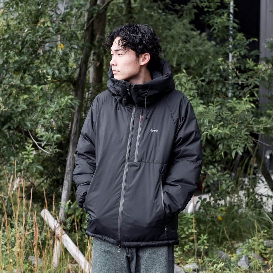 美品 ナンガ オーロラ ダウンジャケット ブラック Lサイズ 【公式通販】