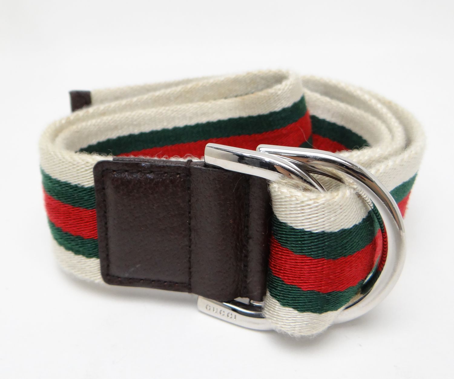 GUCCI グッチ 146435 シェリーライン ダブルリング キャンバス ベルト