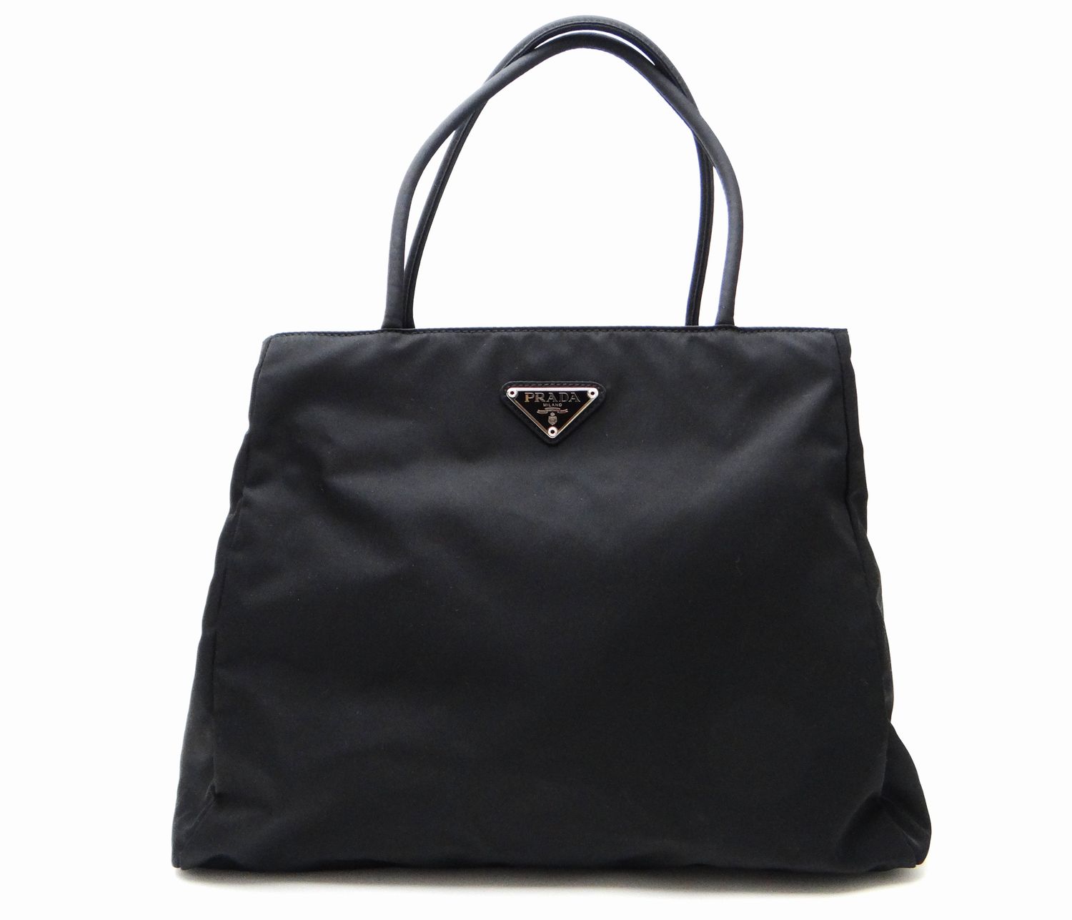 PRADA プラダ B3864 TESSUTO CITY ナイロン トートバッグ 三角プレート