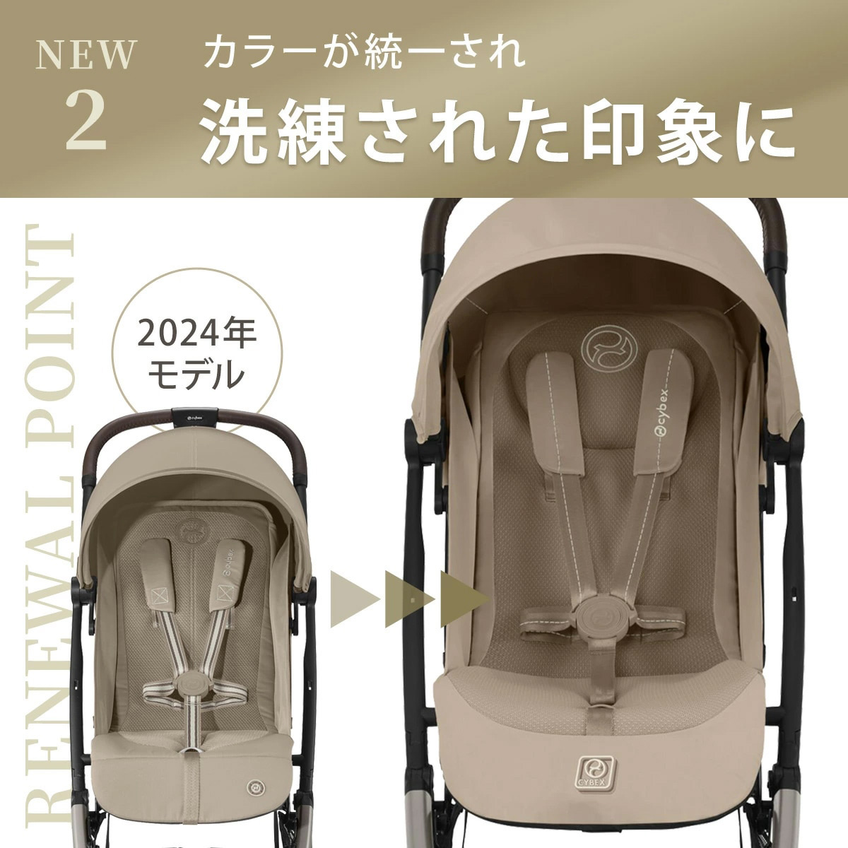 サイベックス オルフェオ ベビーカー / アーモンドベージュJP cybex ORFEO