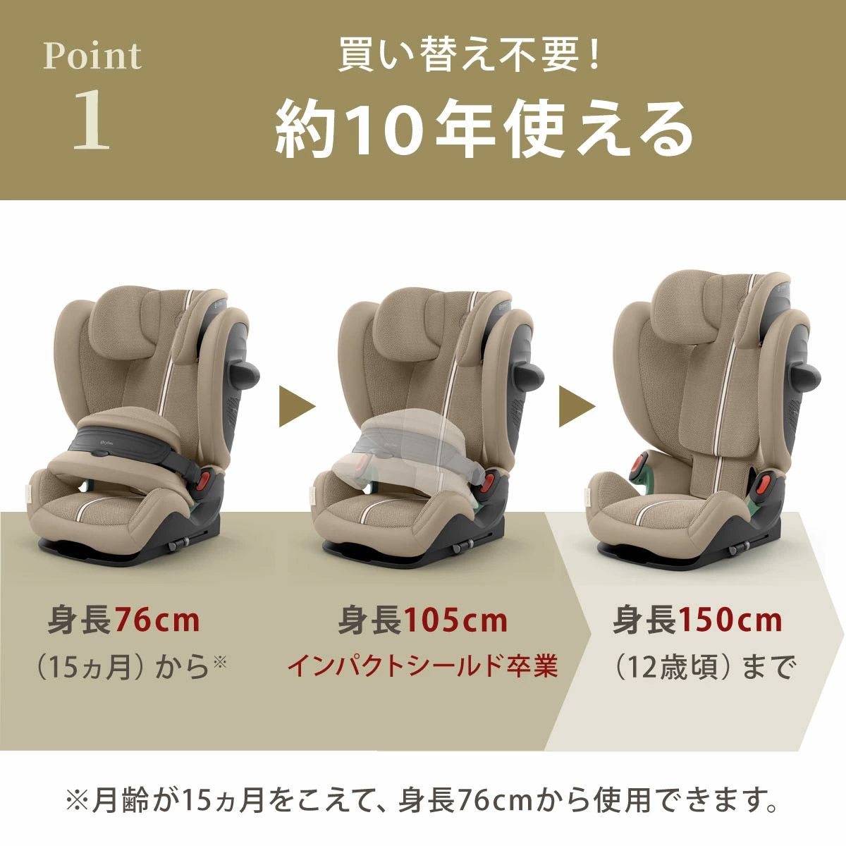パラスG2 アイサイズ アーモンドベージュプラス cybex PALLAS G2 i