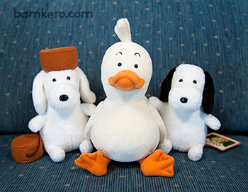 グッズの紹介 バムとケロのぬいぐるみ