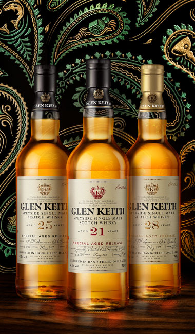グレンキース」の長期熟成 シングルモルトウイスキー3商品が 2月7日