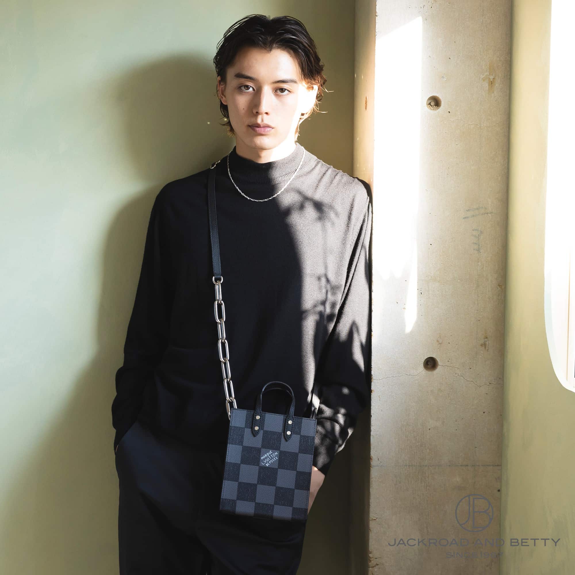 サックプラXS ダミエ ブラック 黒[N60479] Sac Plat XS | ルイ