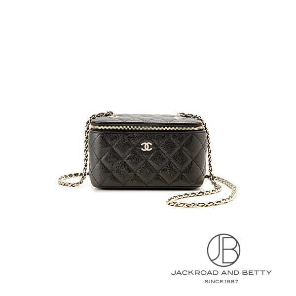 マトラッセ スモールヴァニティ ケース ブラック 黒[AP1341 B10583