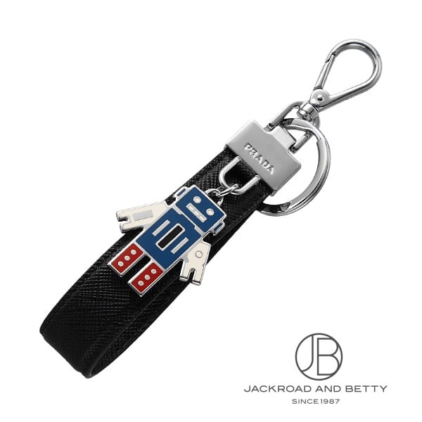 サフィアーノレザー キーリング[2PP040_053_F0002] Saffiano Leather