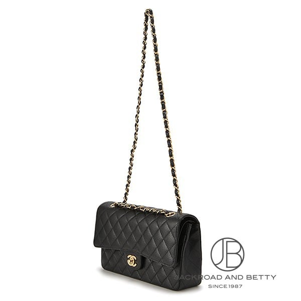 クラシックハンドバッグ マトラッセ チェーンショルダー ブラック 黒