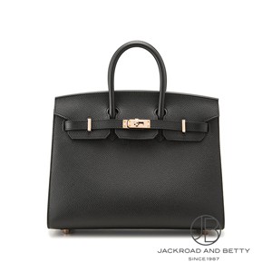 バーキン25 セリエ 外縫い ノワール ブラック 黒[] Birkin25 Sellier