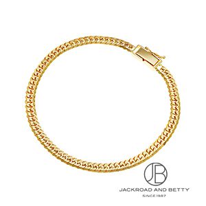 K18 6面 ダブル 10g 18cm ブレスレット 造幣局刻印有り[] bracelet