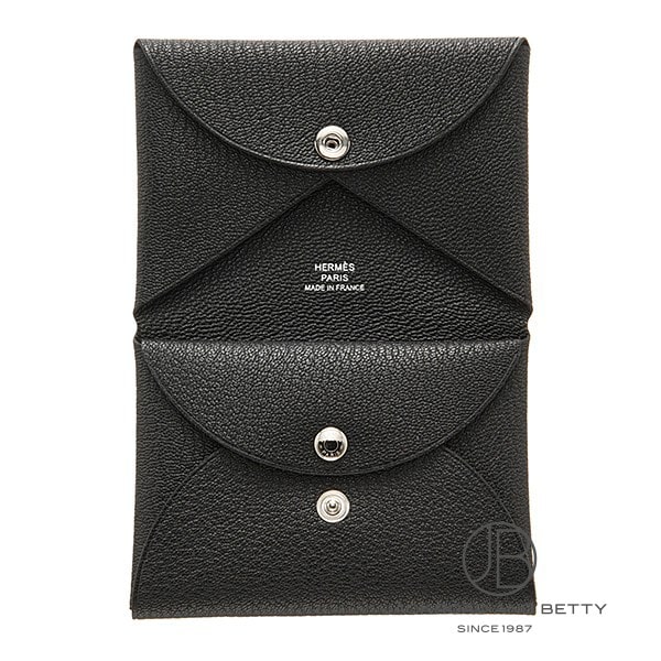 カルヴィ デュオ カードケース ノワール ブラック 黒[] Calvi Duo Card