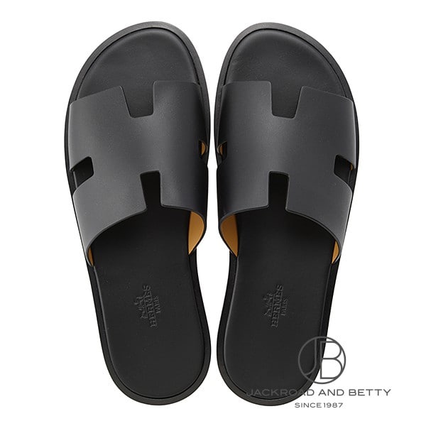 サンダル イズミール ノワール ブラック 40.5[H041141ZH] Sandals