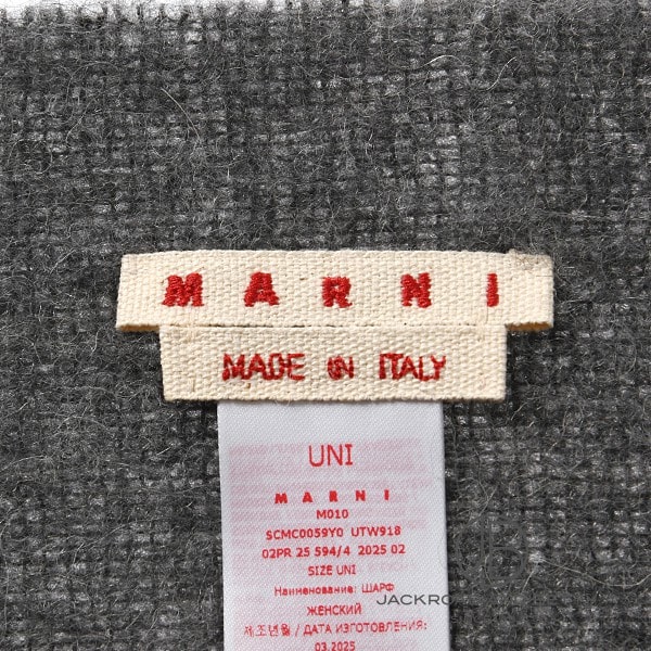 アルパカ製スカーフ[SCMC0059Y0 UTW918 00N42] Grey Alpaca Scarf