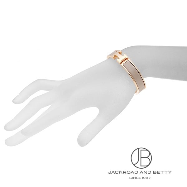 クリックH ブレスレット PM マロングラッセ ベージュ[H7100001FOPM 19