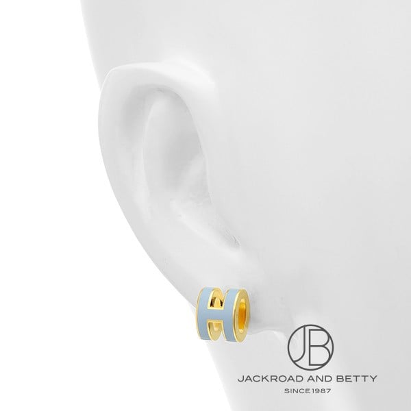 ポップH ミニ ピアス ブルーリン ライトブルー[H608002F] Pop H Mini