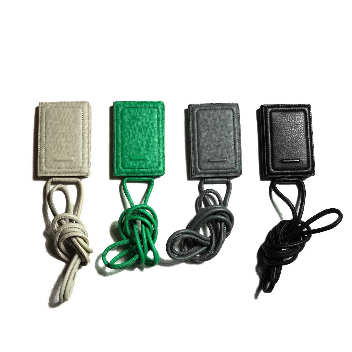 objcts.io / レザーストラップ付き iphone アクセサリー - カードケース