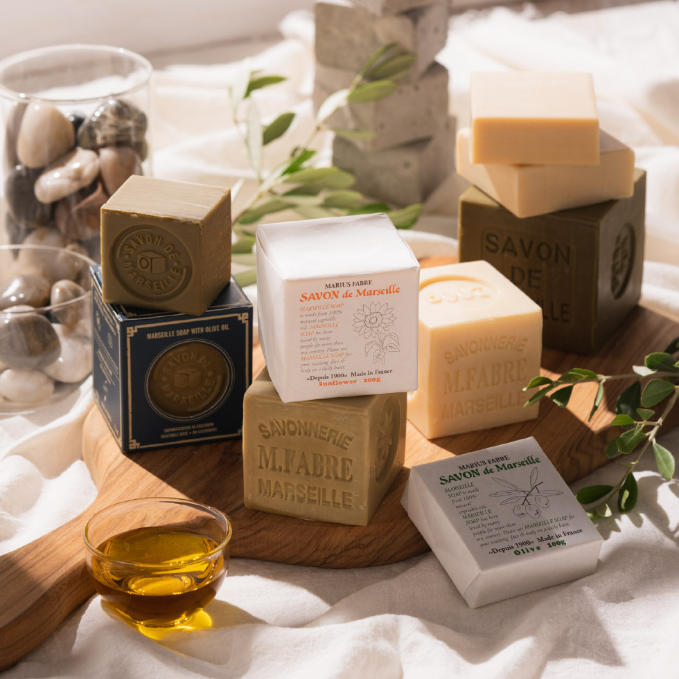 サボン ド マルセイユ 石けん 無香料タイプ 600g オリーブ サボン・ド