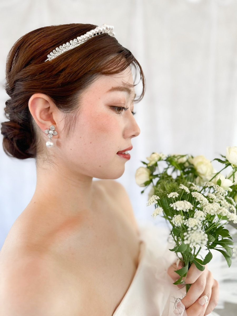 パールエレガントウェディングティアラ 結婚式 花嫁様 – おしゃれ花嫁