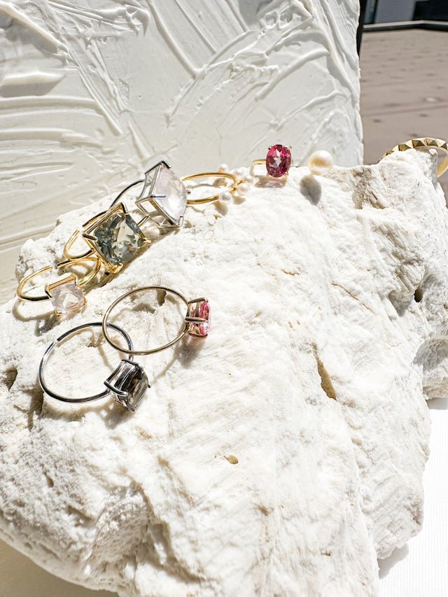 天然石フォークリング silver925 指輪 – おしゃれ花嫁様ブライダル