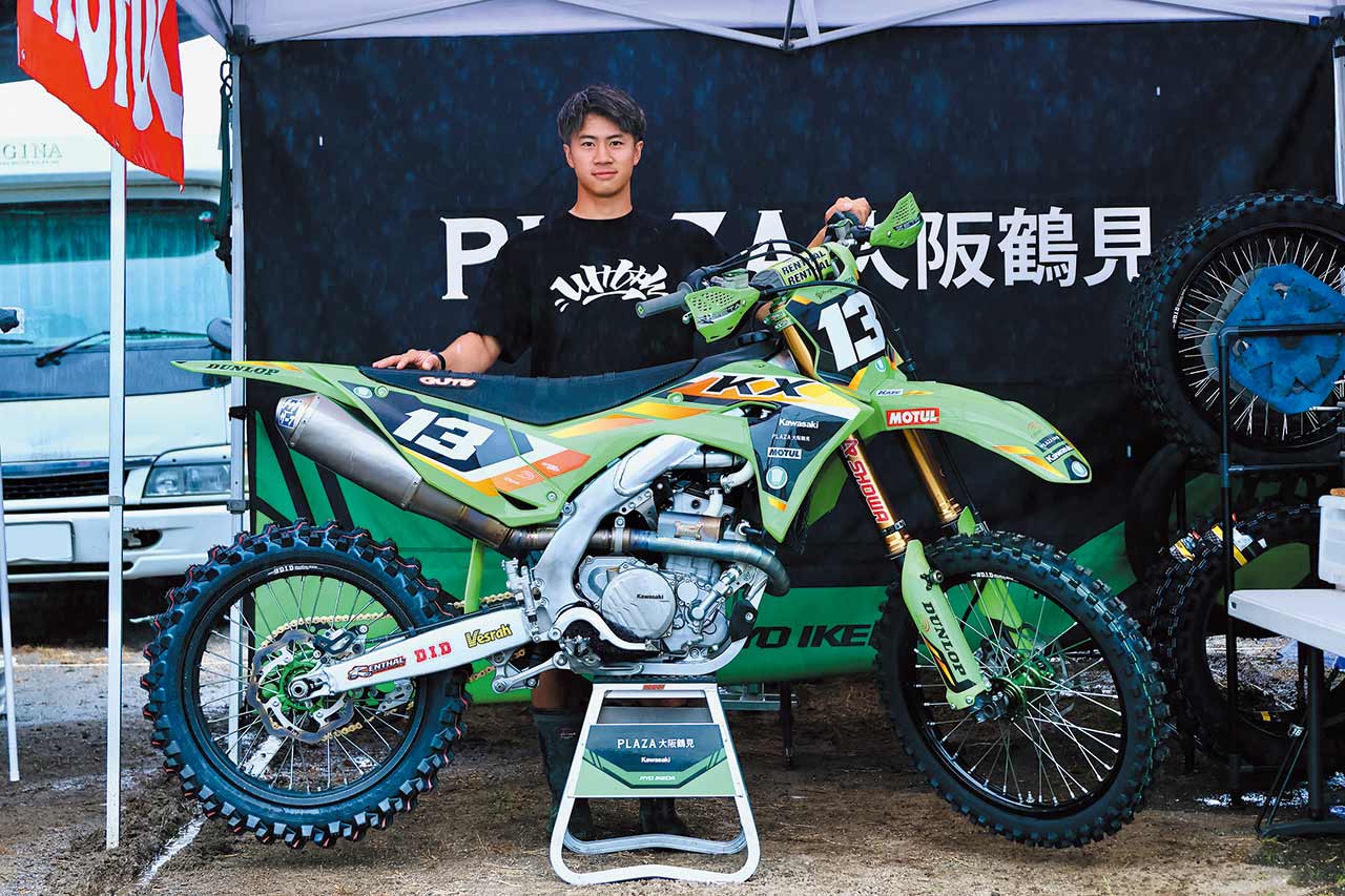 13 池田 凌】2025_JMX MACHINE紹介【KAWASAKI KX250／Kawasaki Plaza