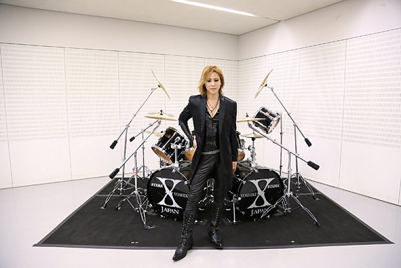 YOSHIKI（X JAPAN）震災から5年 愛用ドラムセット・チャリティー