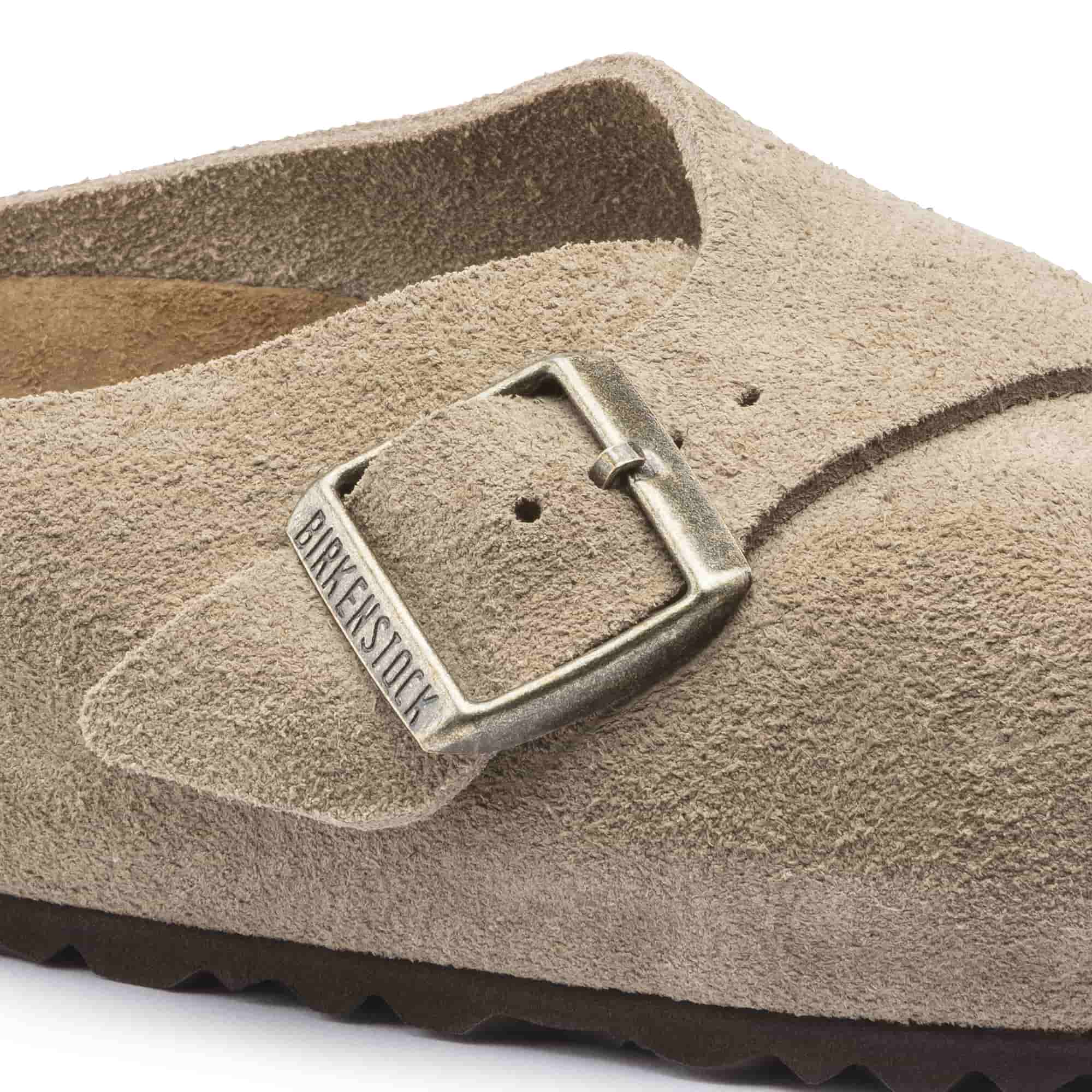 Buy Brown Arosa Soft Footbed Suede Leather Online in India