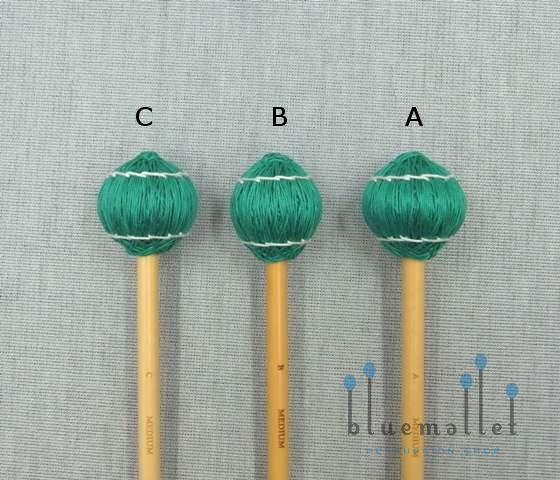 Sato Mallet Medium -A- 綿糸巻 ST-MMA (ラタン柄) bluemallet