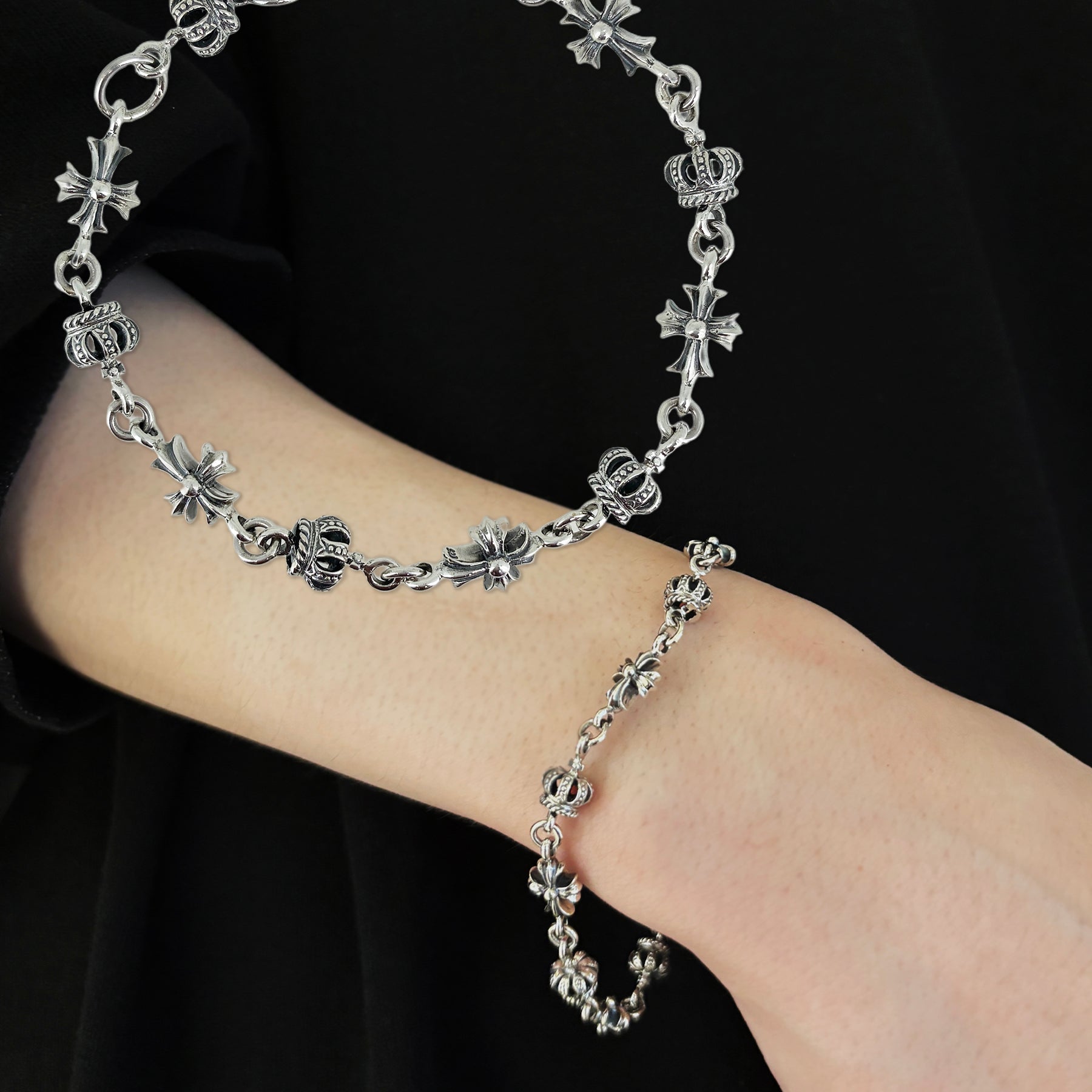 クラウン&クロスブレスレット / MXB-11020 – BLESS