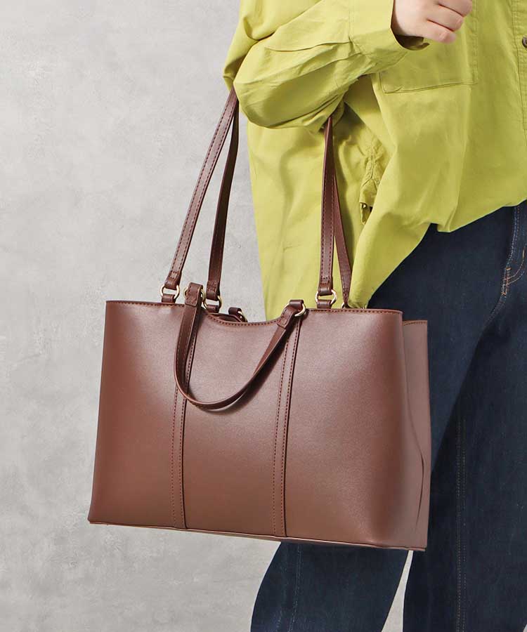 クラス2WAY2層トート バッグ BAG トートバッグ トート 合皮 合成皮革