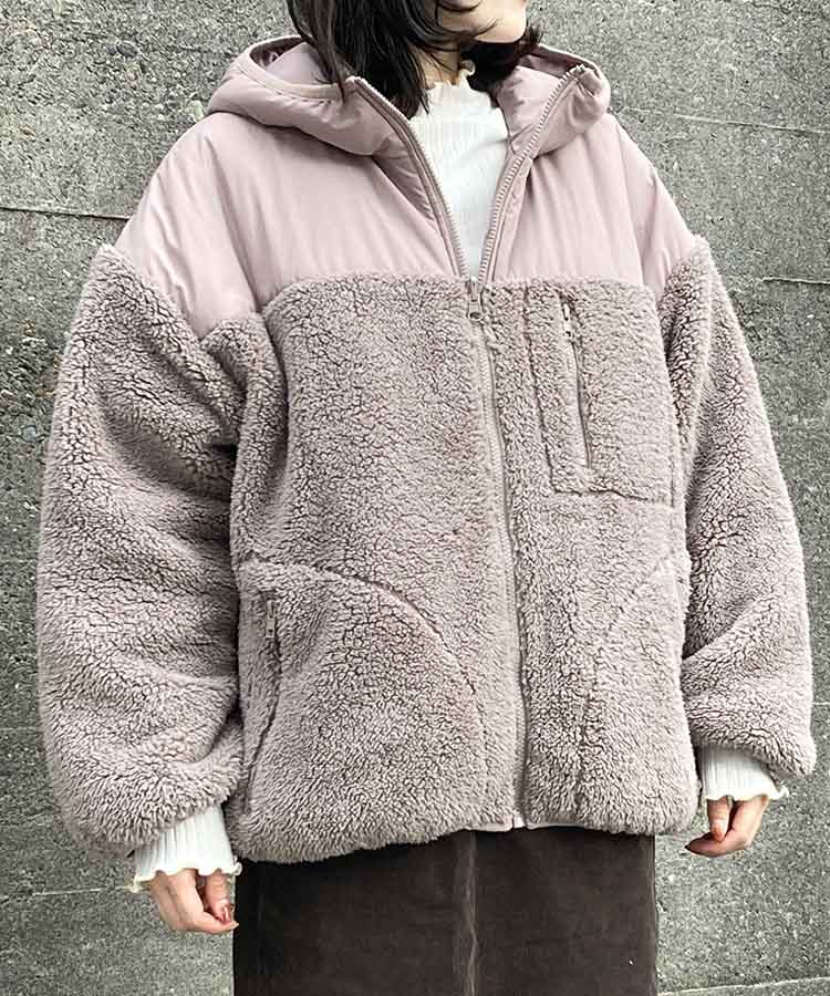 リバーシブルボアブルゾン | Bleu Bleuet（ブルーブルーエ）公式通販