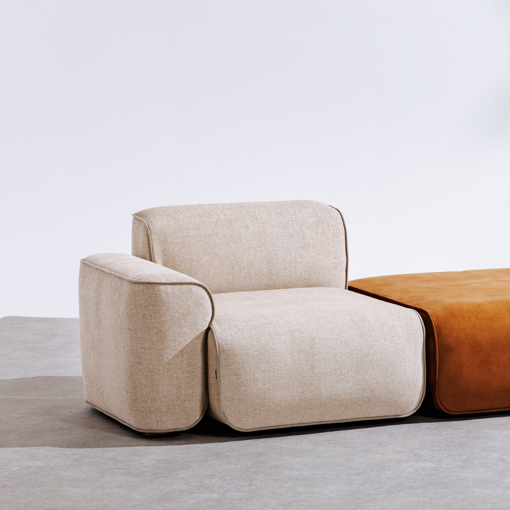 GEMINI ジェミニ 1人掛け片肘｜札幌・青山のオーダーソファ blocco