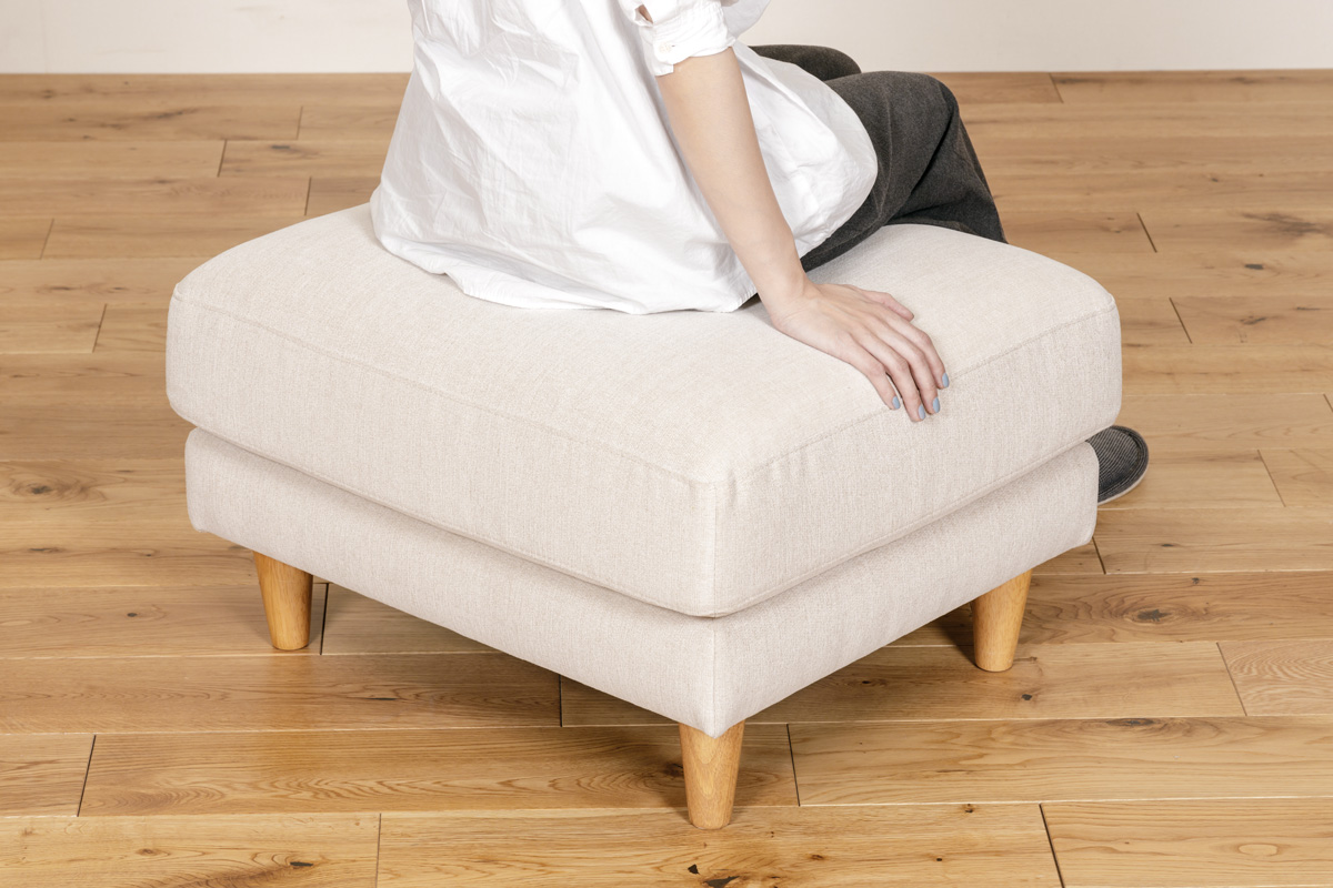 LEON レオン オットマン｜札幌・青山のオーダーソファ blocco（ブロッコ）