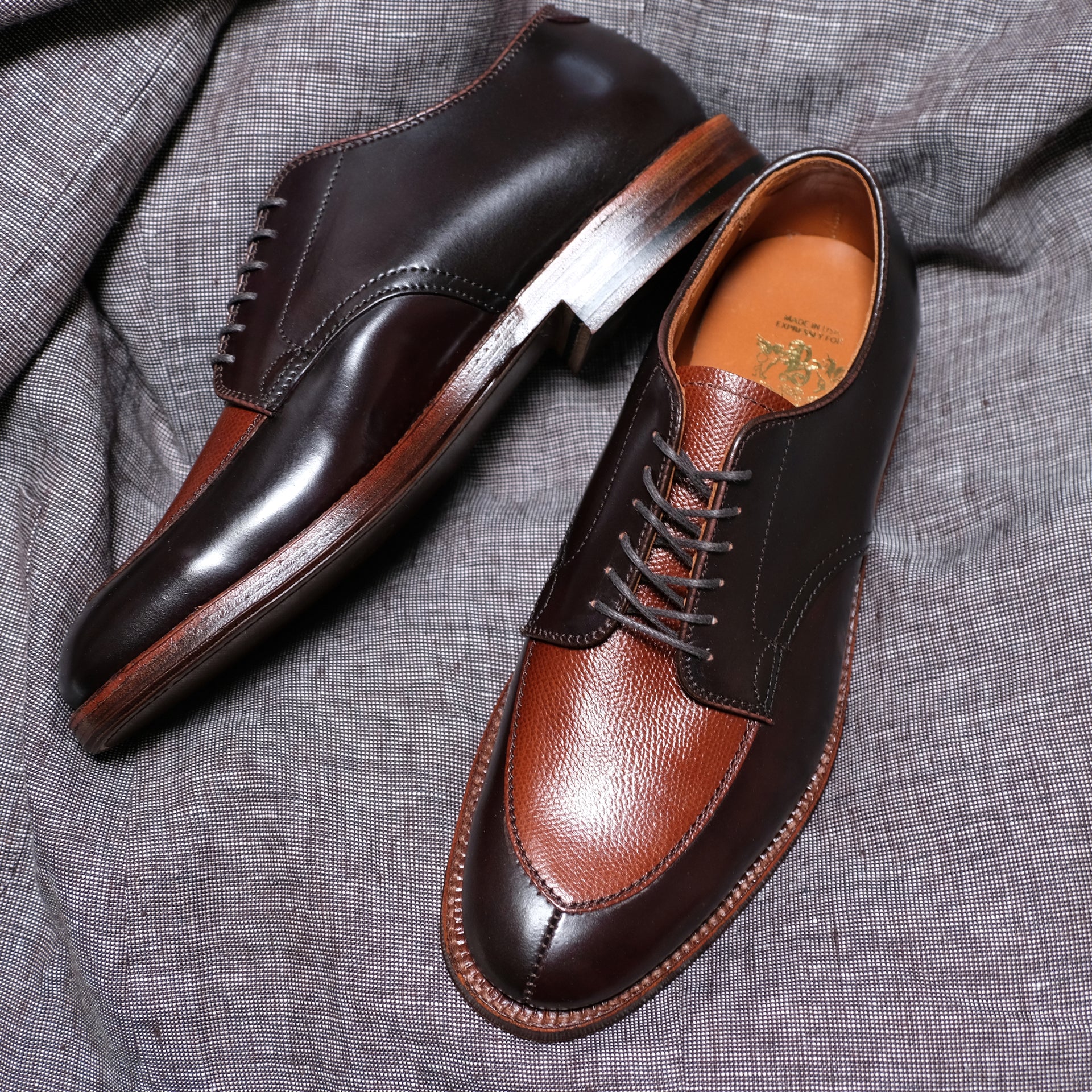 Alden x Brogue Sunset V-Tip Blucher – BROGUE