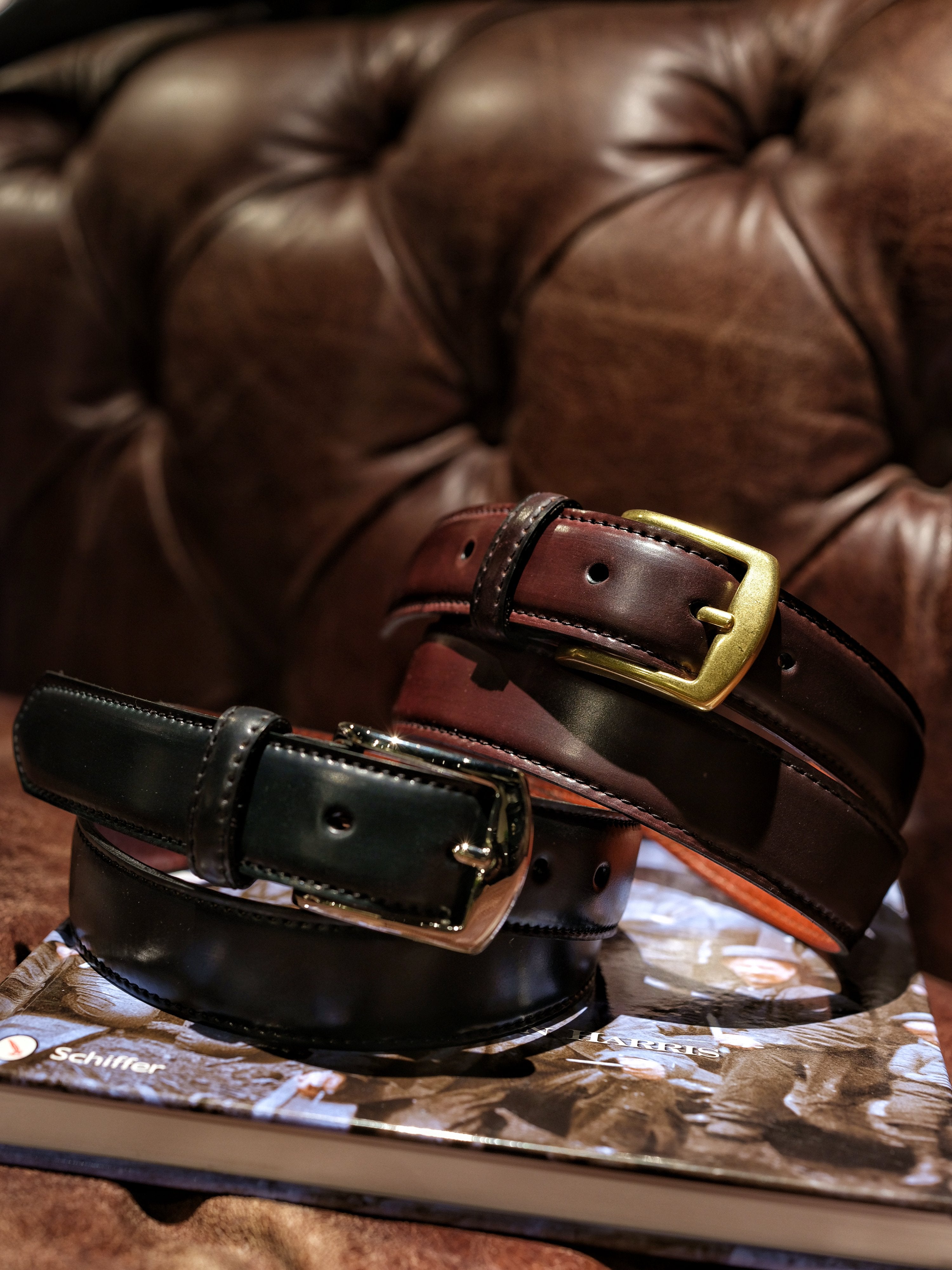 Alden Color 8 Shell Cordovan Belt (Brass Buckle) – BROGUE