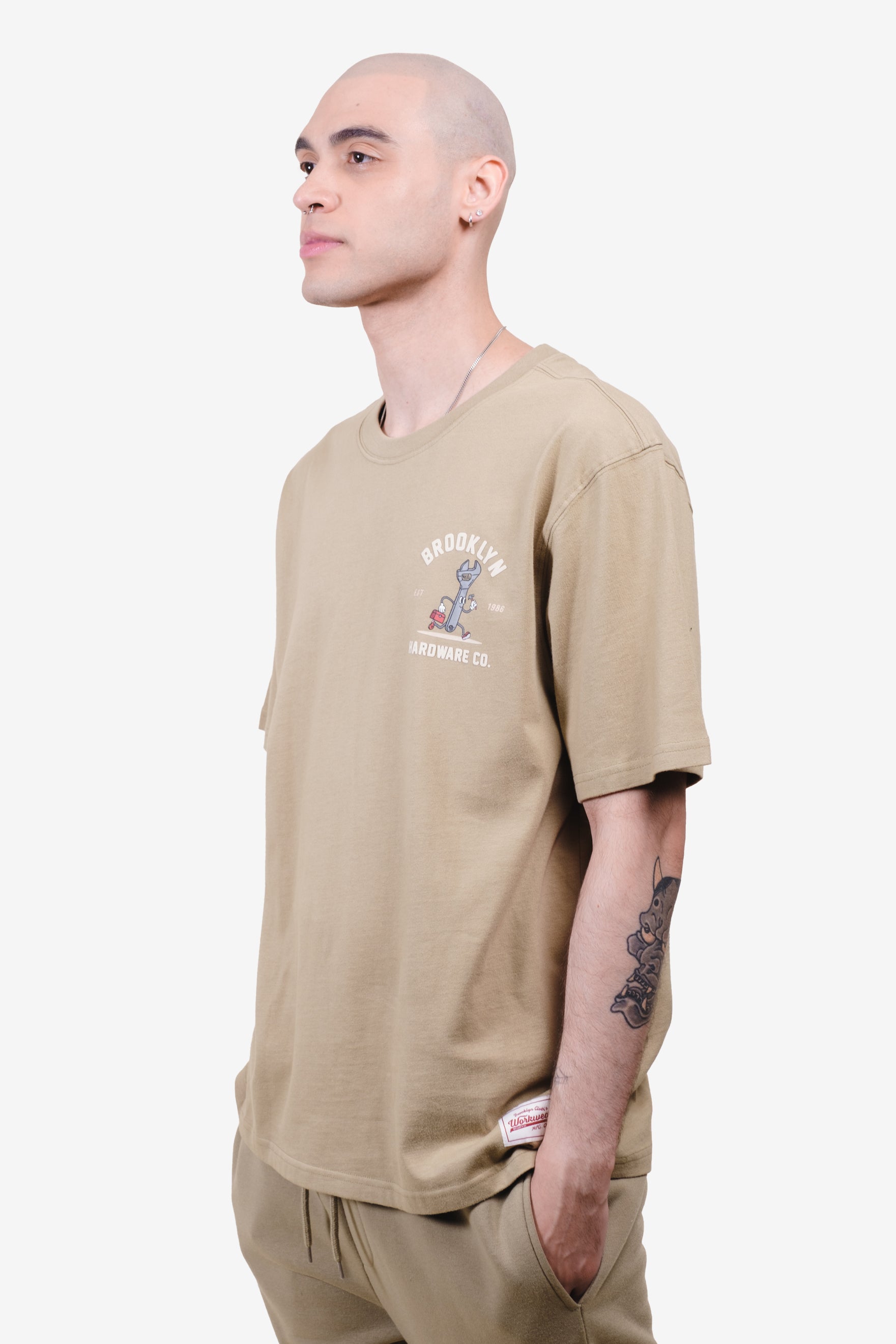 Premium Heavy Weight Hardware Co Tee | Brooklyn Cloth