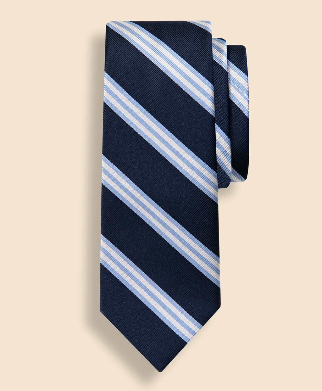 シルク BB#1ストライプ レップタイ Made in USA | Brooks Brothers