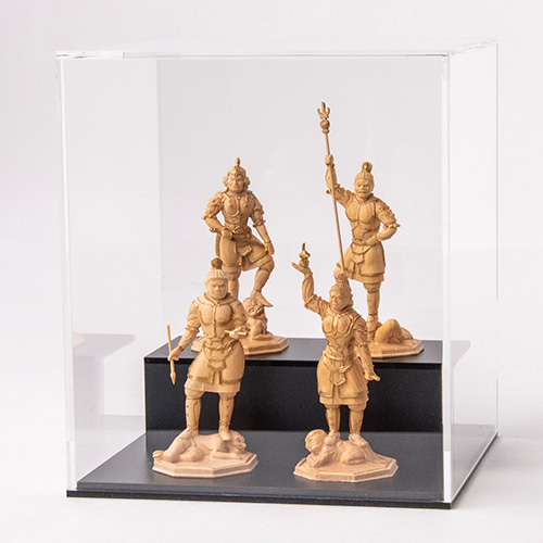 仏像】アクリルケース ひな壇付き 極小仏四天王立像用 | 展示ケース