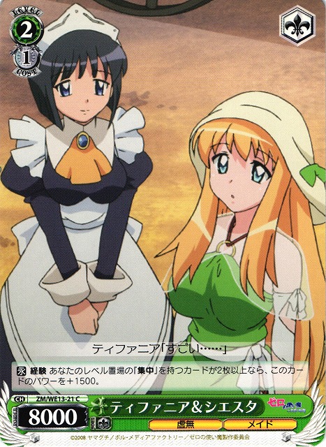 ゼロの使い魔 サイトの専属メイド シエスタ SPサイン入り PSA10 ゼロの使い