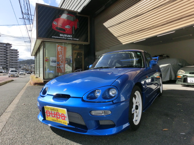 車高調 カプチーノ メーカー不明 中古 抜け無し 車高調 カプチーノ